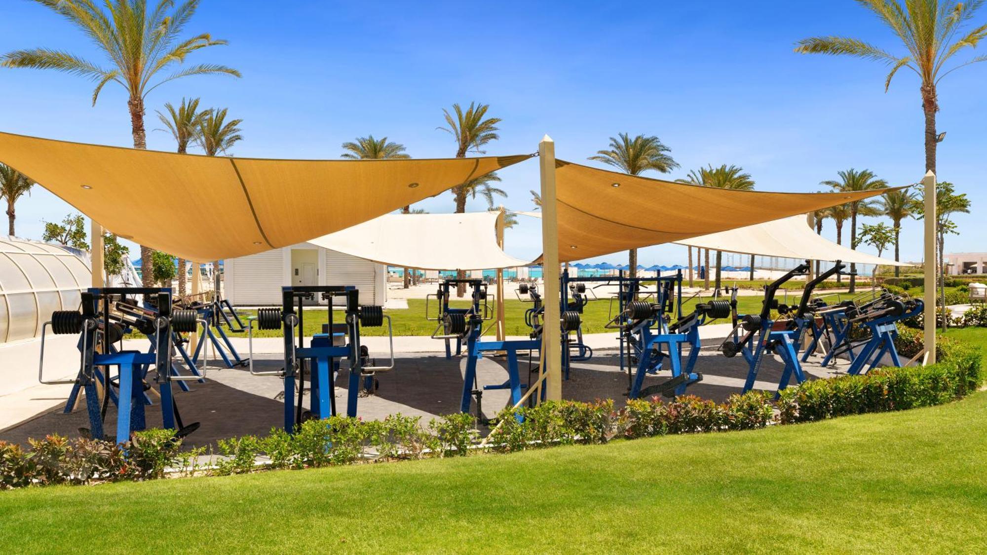 Rixos Premium Alamein El Alamein Exterior photo The outdoor gym at the resort
